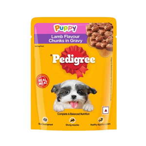 PEDIGREE PUPPY LAMB CHUNKS GRAVY - Animeal