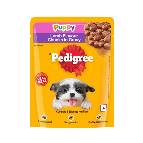 PEDIGREE PUPPY LAMB CHUNKS GRAVY - Animeal