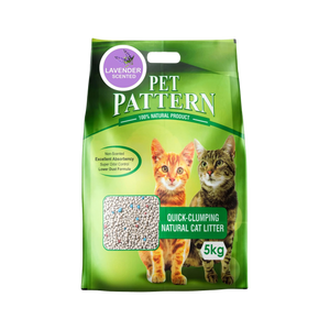 PET PATTERN LAVENDER CAT LITTER (L) - Animeal