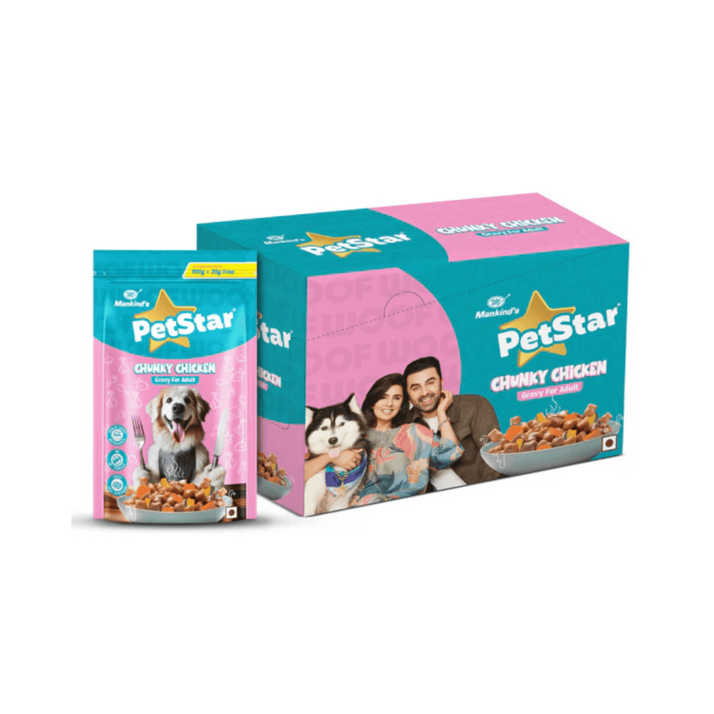 PETSTAR ADULT CHICKEN GRAVY [120GM] - Animeal
