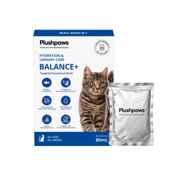 PLUSHPAWS BALANCE+ HYDRATION & URINARY CARE BROTH FOR CATS [80 ML] - Animeal