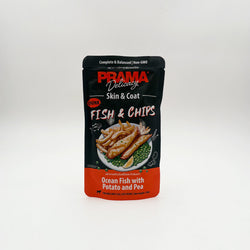 PRAMA DELICACY FISH AND CHIPS WET DOG FOOD [120 GM] - Animeal