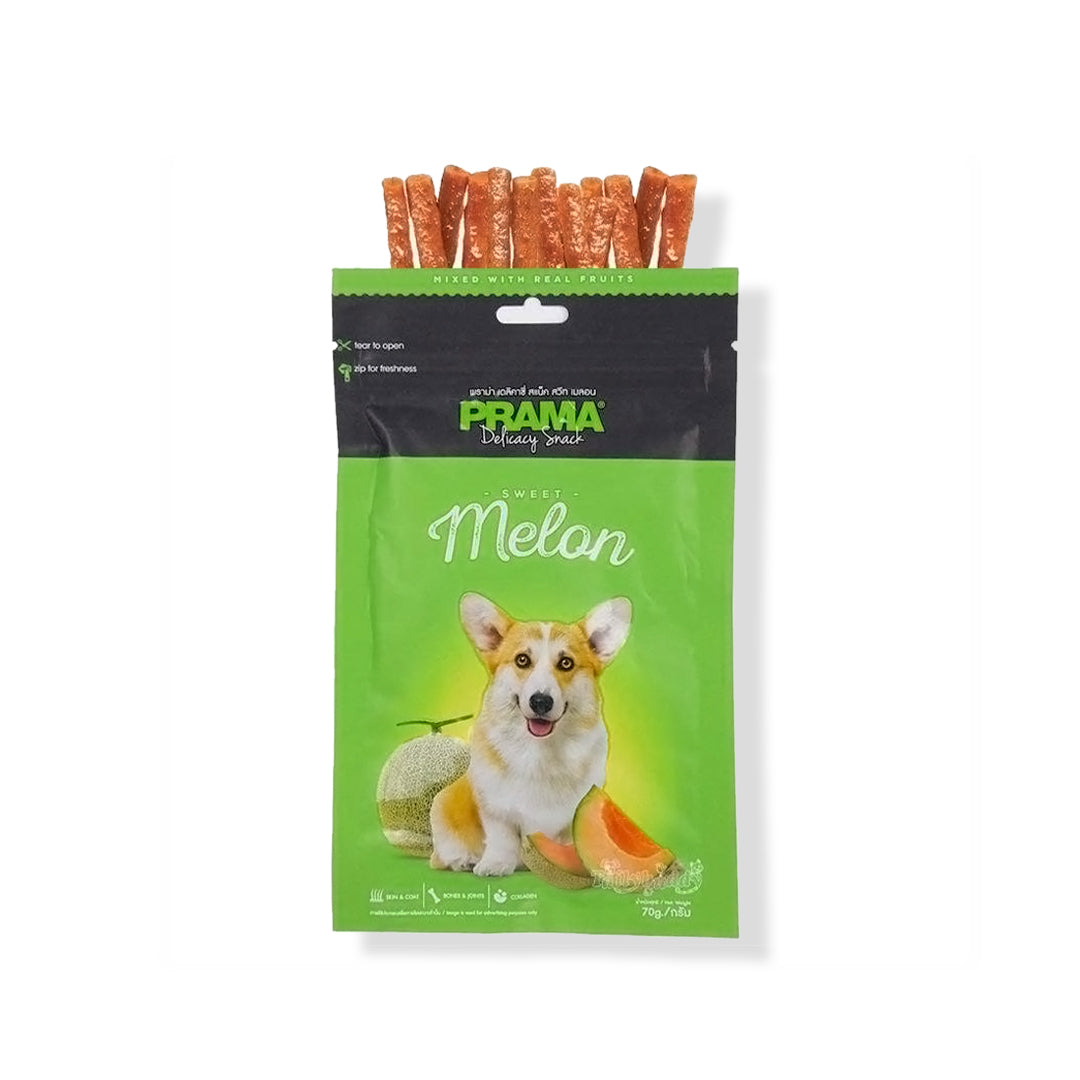 PRAMA DELICACY MELON DOG TREATS [70 GM] - Animeal