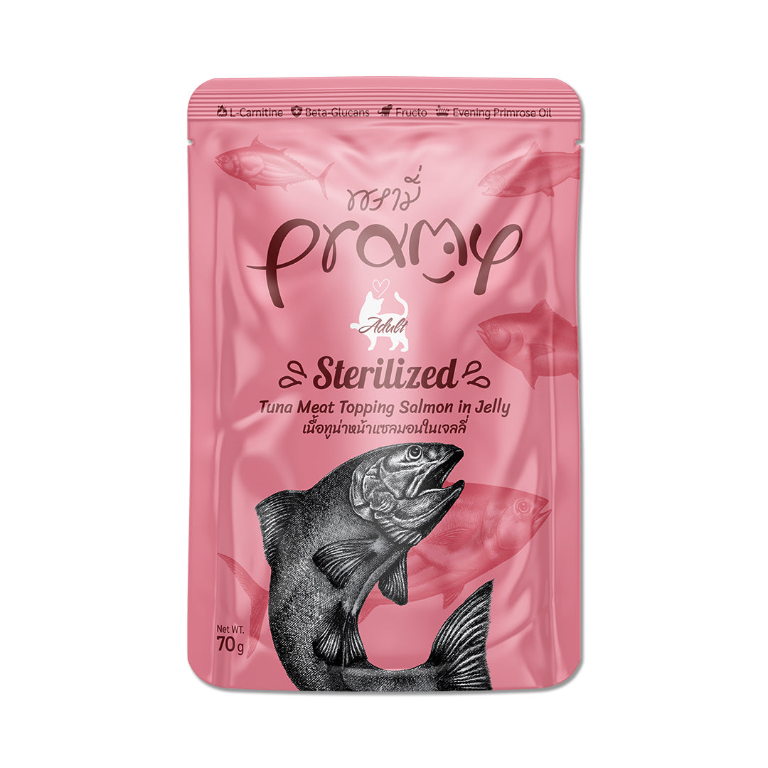 PRAMY STERILIZED WET CAT FOOD [70 GM] - Animeal