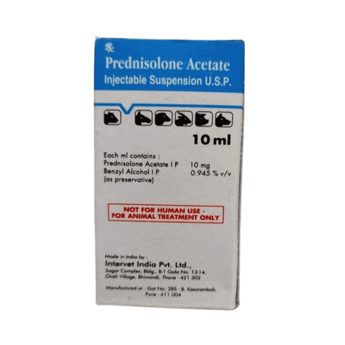 PREDNISOLONE ACETATE INJ 10MG/ML - Animeal