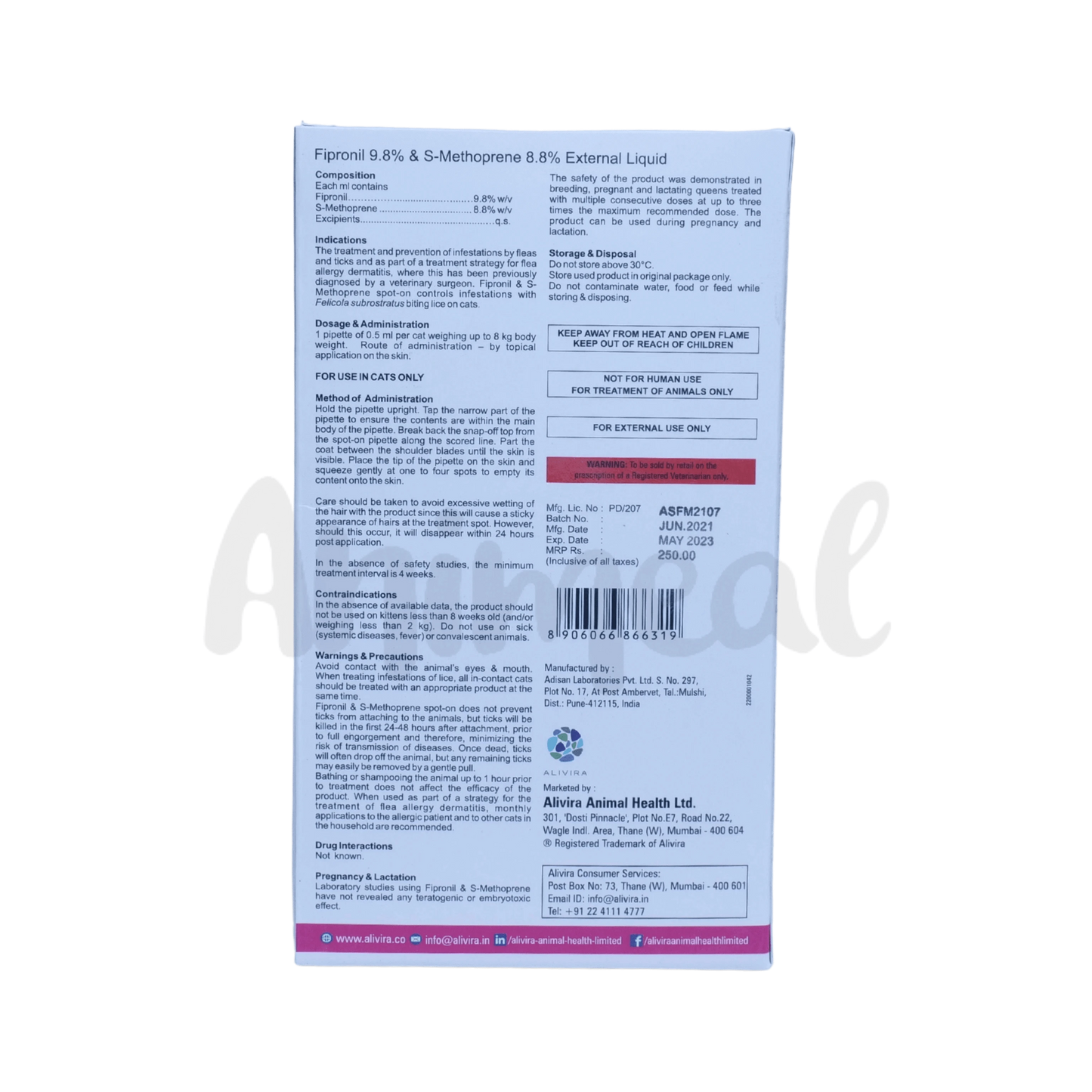 PROTEKTOR CAT SPOT ON - Animeal