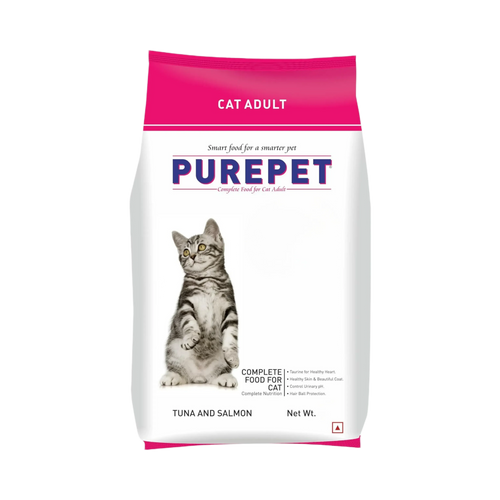 PUREPET CAT TUNA & SALMON DRY FOOD (M) - Animeal