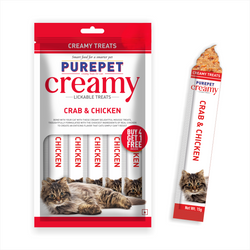 PUREPET CREAMY TREAT CRAB & CHICKEN - Animeal