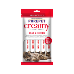 PUREPET CREAMY TREAT CRAB & CHICKEN - Animeal