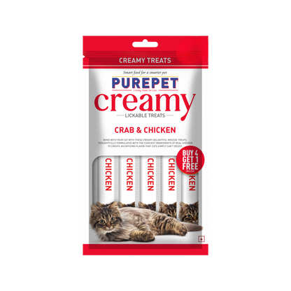 PUREPET CREAMY TREAT CRAB & CHICKEN - Animeal