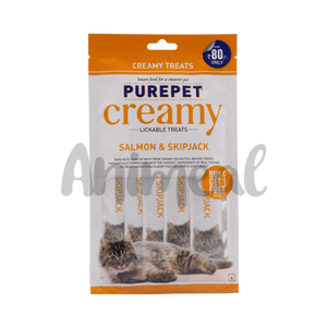 PUREPET CREAMY TREAT SALMON & SKIPJACK - Animeal