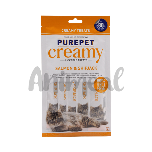 PUREPET CREAMY TREAT SALMON & SKIPJACK - Animeal