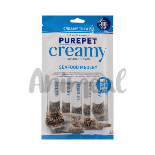 PUREPET CREAMY TREAT SEAFOOD MEDLEY - Animeal