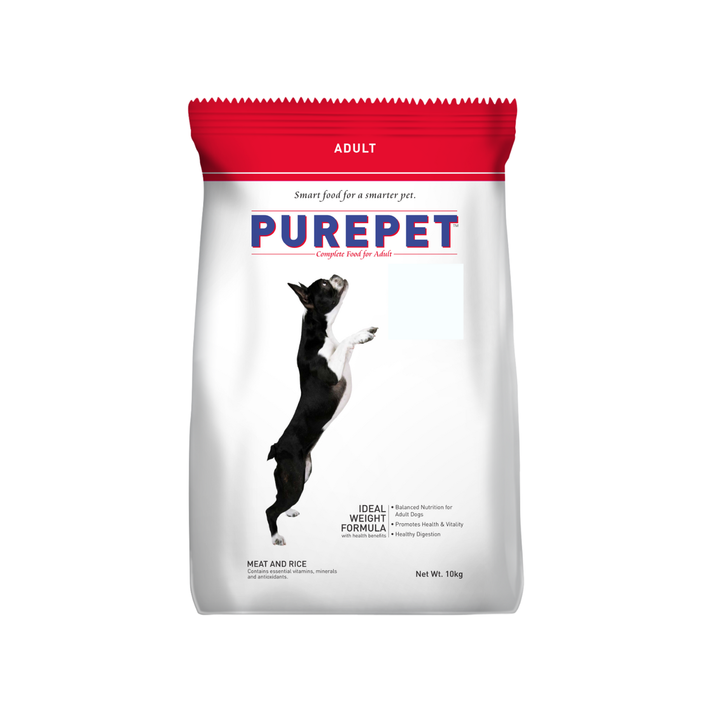 PUREPET DOG ADULT MEAT & RICE DRY FOOD (XL) - Animeal