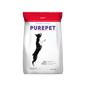 PUREPET DOG ADULT MEAT & RICE DRY FOOD (XL) - Animeal