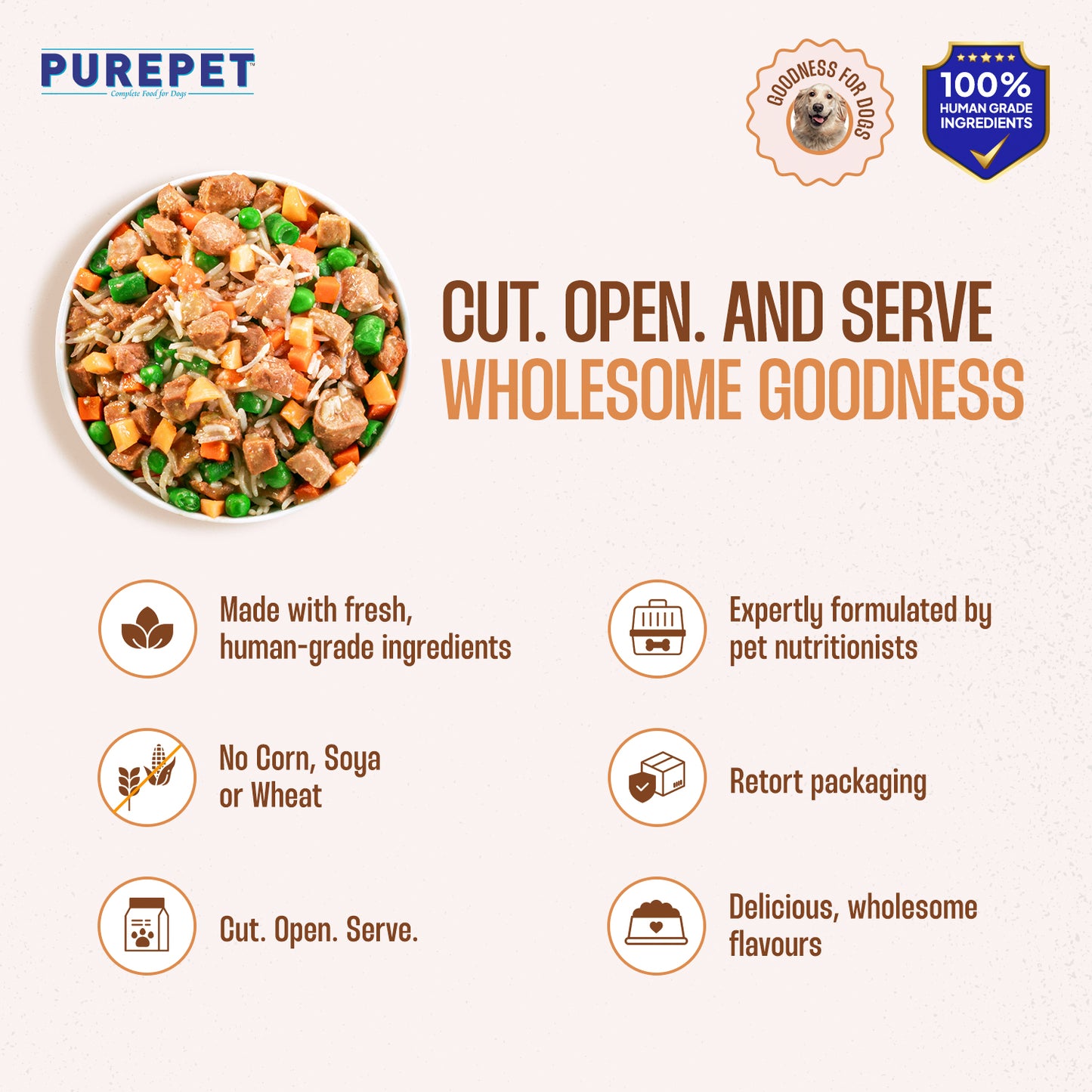 PUREPET DOG CHIC & PUMP BIRYANI - Animeal