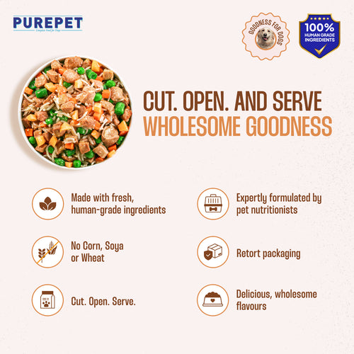 PUREPET DOG CHIC & PUMP BIRYANI - Animeal