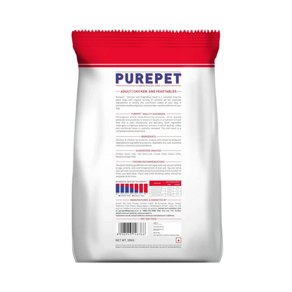 PUREPET DOG CHIC & VEG DRY FOOD [3Kg] - Animeal
