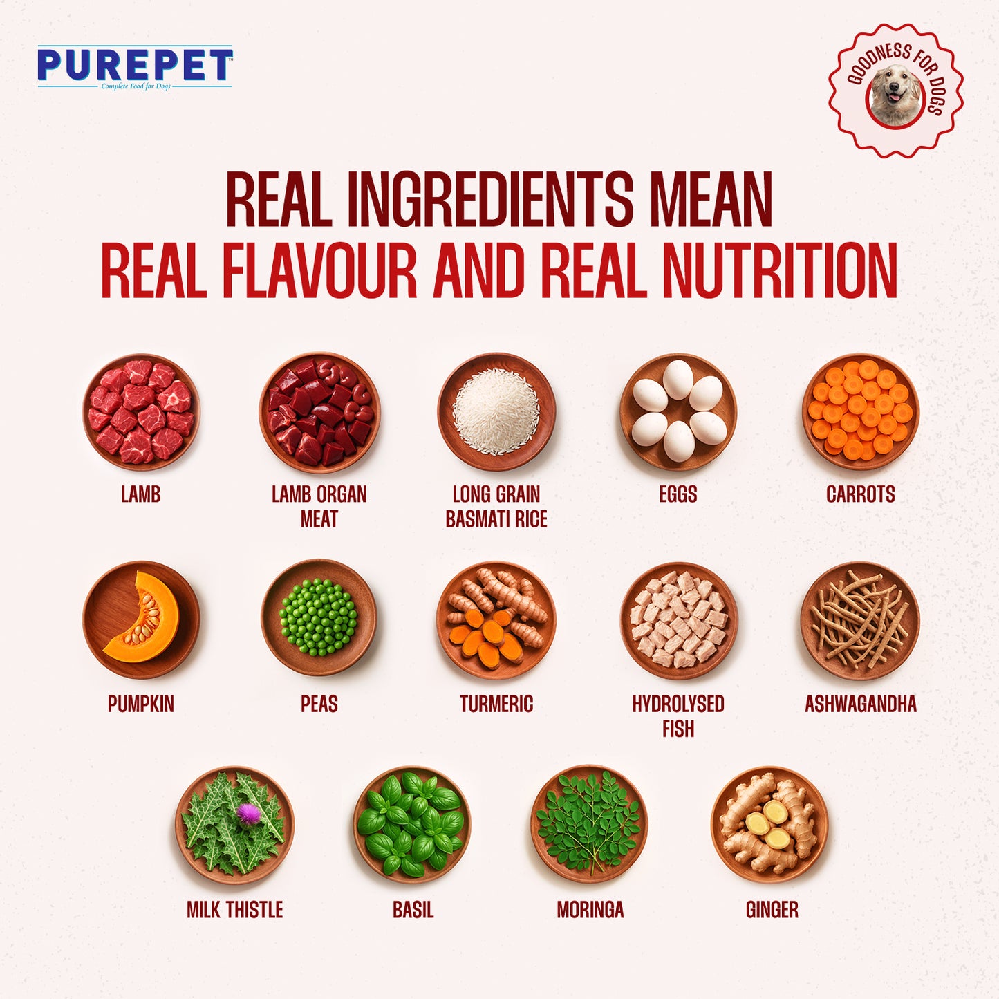 PUREPET DOG MUTTON BIRYANI [300GM] - Animeal