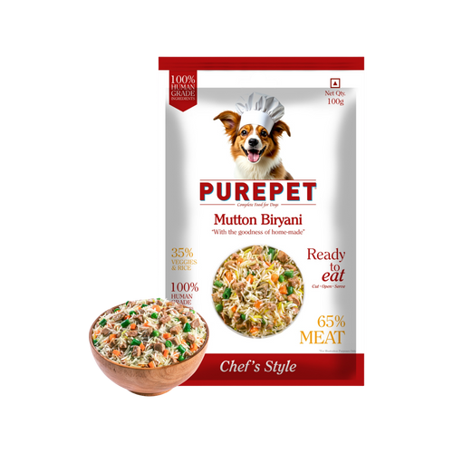 PUREPET DOG MUTTON BIRYANI [300GM] - Animeal