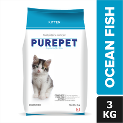 PUREPET KITTEN OCEAN FISH DRY FOOD (M) - Animeal