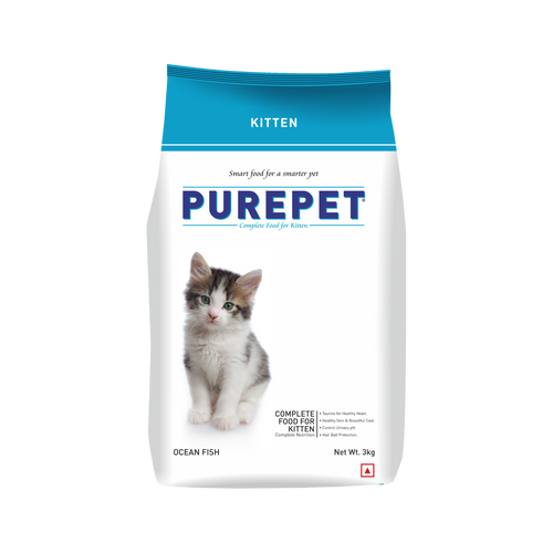PUREPET KITTEN OCEAN FISH DRY FOOD (M) - Animeal