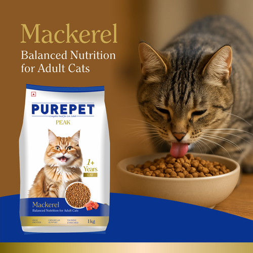 PUREPET PEAK ADULT MACKEREL DRY FOOD (S) - Animeal