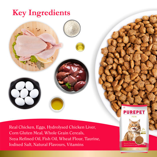 PUREPET PEAK ADULT REAL CHIC DRY FOOD (S) - Animeal