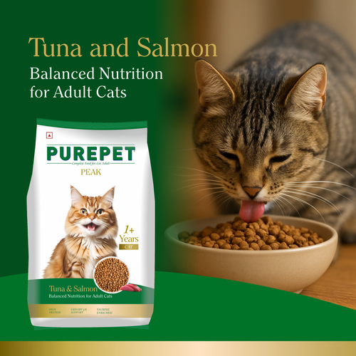 PUREPET PEAK ADULT TUNA & SALMON DRY FOOD (S) - Animeal