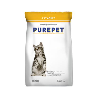 PUREPET SEAFOOD CAT DRY FOOD (L) - Animeal