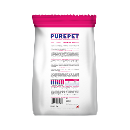PUREPET TUNA & SALMON CAT DRY FOOD (L) - Animeal