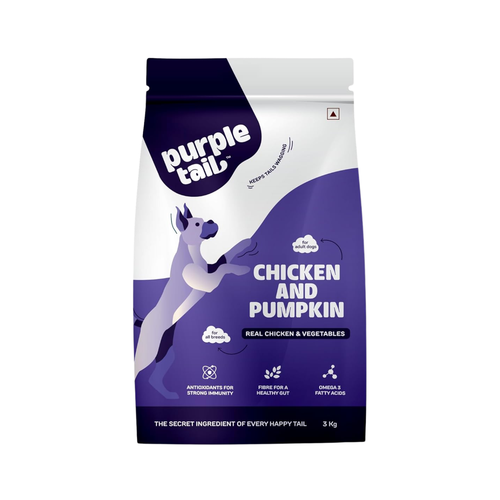 PURPLE TAIL CHICKEN & PUMPKIN ADULT DOG DRY FOOD [1.2KG] - Animeal