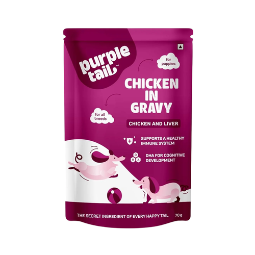 PURPLE TAIL PUPPY CHIC GRAVY - Animeal