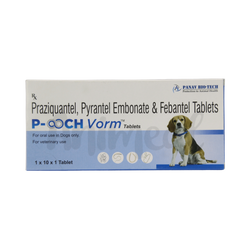 Panav Bio-tech Pooch Vorm Tablet for Dogs and Cats, 10 Tablets - Animeal