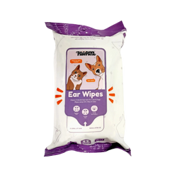 Pawpaya Ear Wipes for Dogs and Cats, 40 Pieces - Animeal