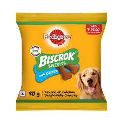 Pedigree Biscrok Chicken Biscuits Dog Treats | 50g - Animeal