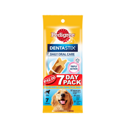 Pedigree Dentastix Large Dog Dental Treat 270g (7 Sticks) - Animeal