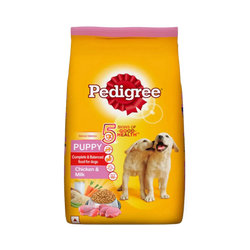 Pedigree Puppy Chicken and Milk Dry Dog Food, 90g - Animeal