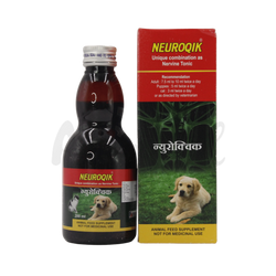 Pet Bovine Neuroqik Liquid for Dogs and Cats, 200ml - Animeal