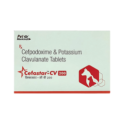Pet Mankind Cefastar CV 200mg Tablet for Dogs and Cats, 10 Tablets - Animeal