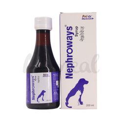 Pet Mankind Nephroways Syrup for Dogs and Cats, 200ml - Animeal