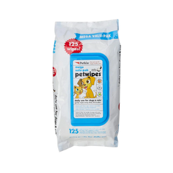 Pet Wipes Mega Valupak, 125 Pieces (Large) - Animeal