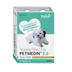 Petmedin 2.5 MG Tablet for Dogs, 30 Tablets - Animeal