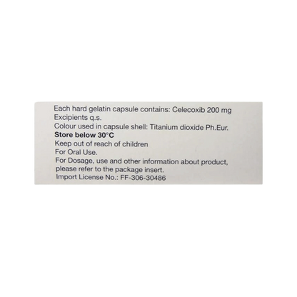 Pfizer Celebrex 200mg Tablet for Dogs and Cats, 10 Capsules - Animeal