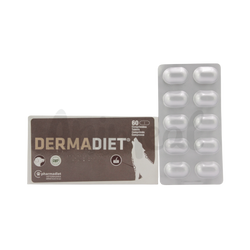 Pharmadiet Dermadiet Tablet for Dogs and Cats, 10 Tablets - Animeal