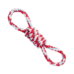 Playing Rope with 2 Hand Loops for Dogs and Cats, 38cm - Animeal