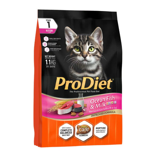 Prodiet Kitten Ocean Fish Dry Food [3kg] - Animeal