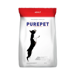 Purepet Chicken and Vegetables Dry Dog Food, 3kg - Animeal