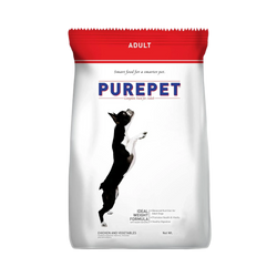 Purepet Chicken and Vegetables Dry Dog Food, 7.5kg - Animeal