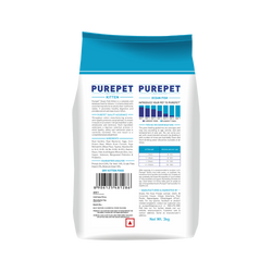 Purepet Kitten Ocean Fish Dry Cat Food, 3kg - Animeal